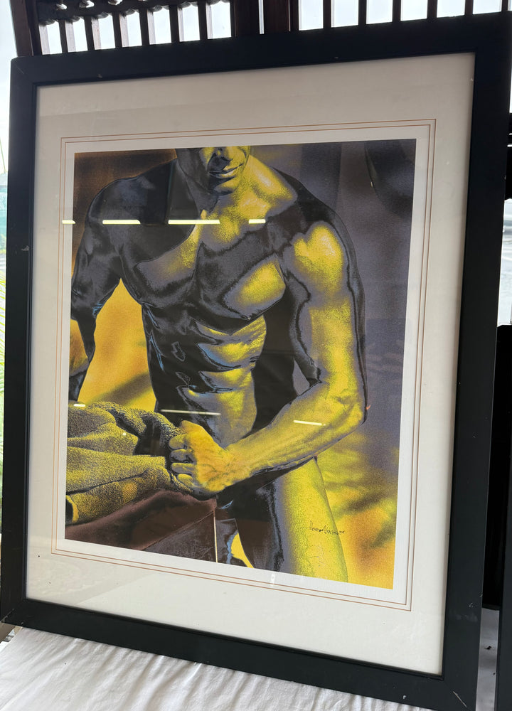 Gold Male nude art