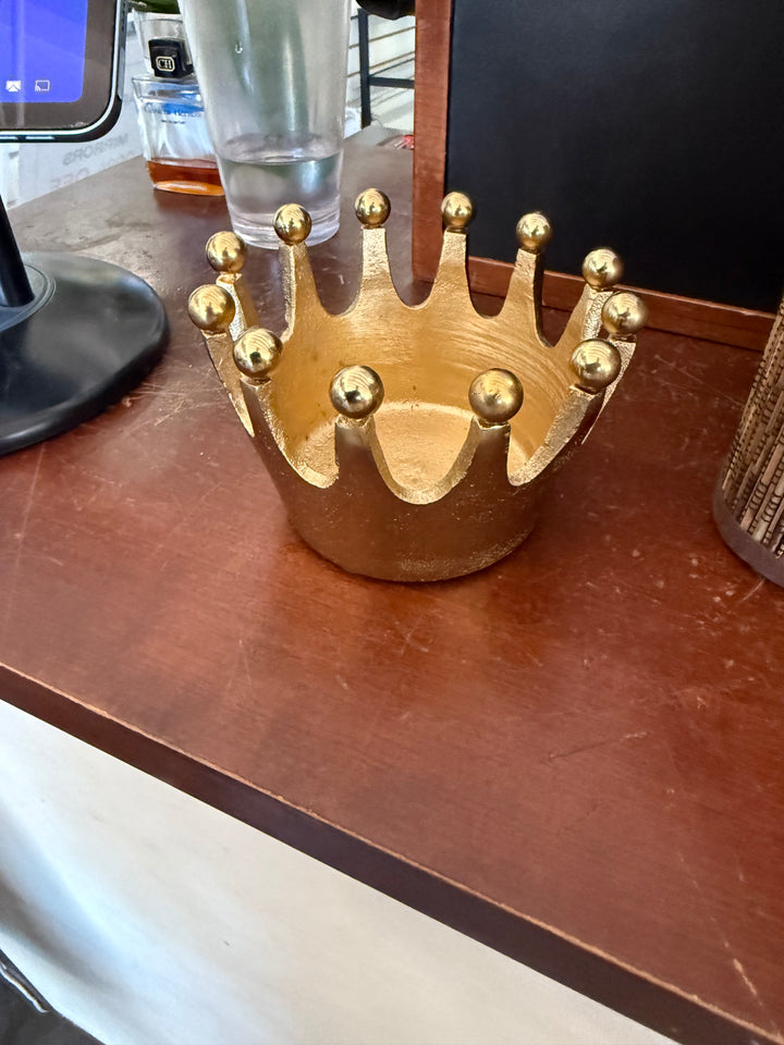 Sm gold crown bowl