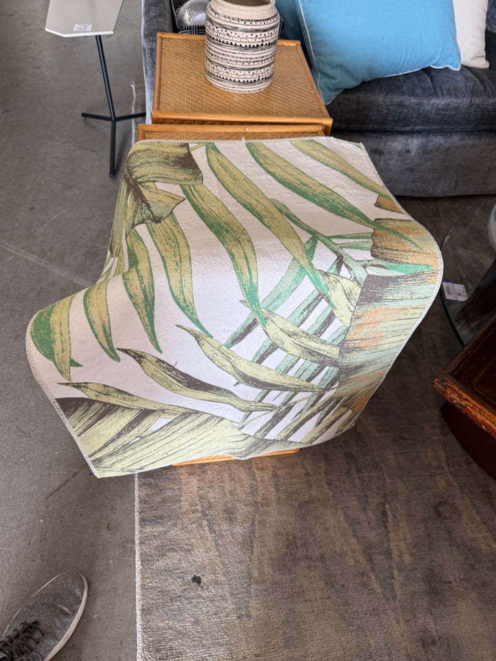 Banana leaf small rug