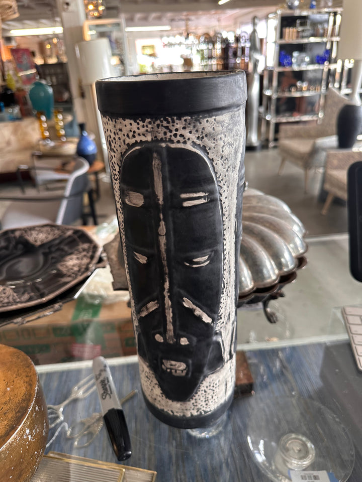 Tribal style vase As Is