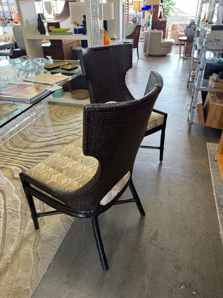 Pr Palecek Highback chairs