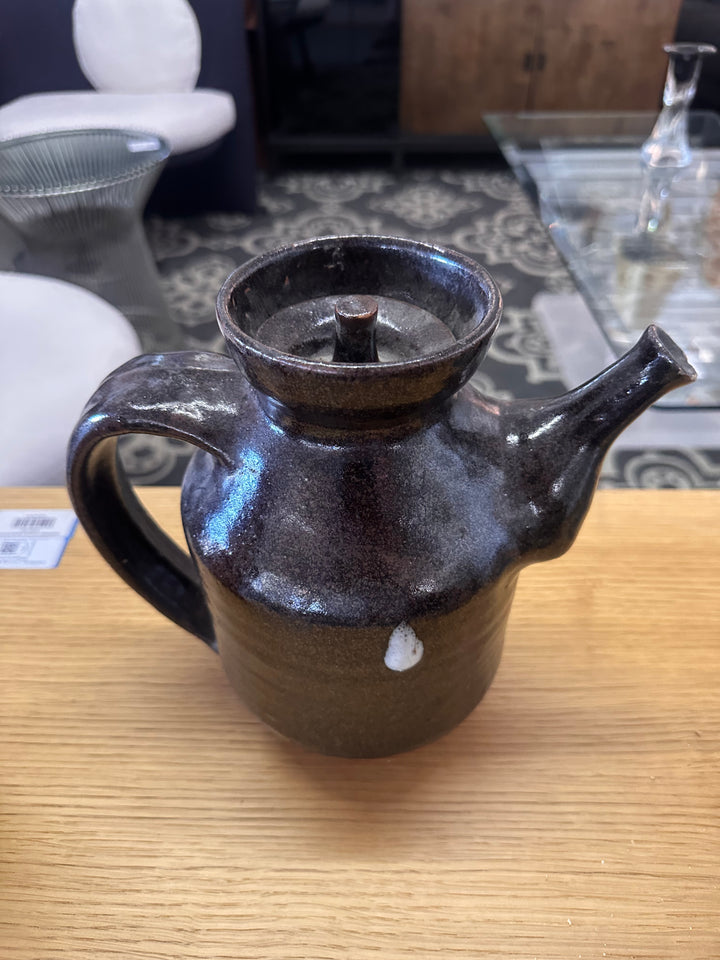 Vintage pottery teapot