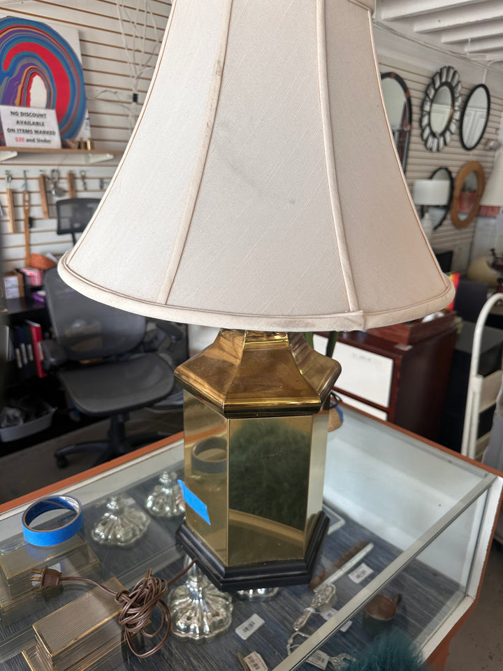 Classic brass table lamp