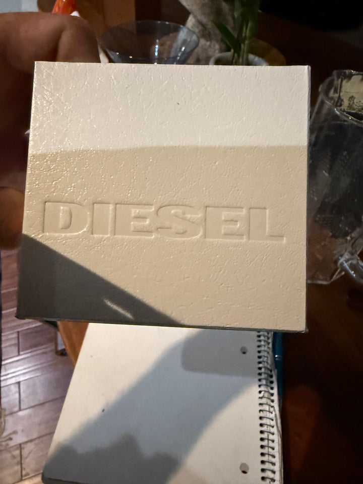 Diesel watch in white case