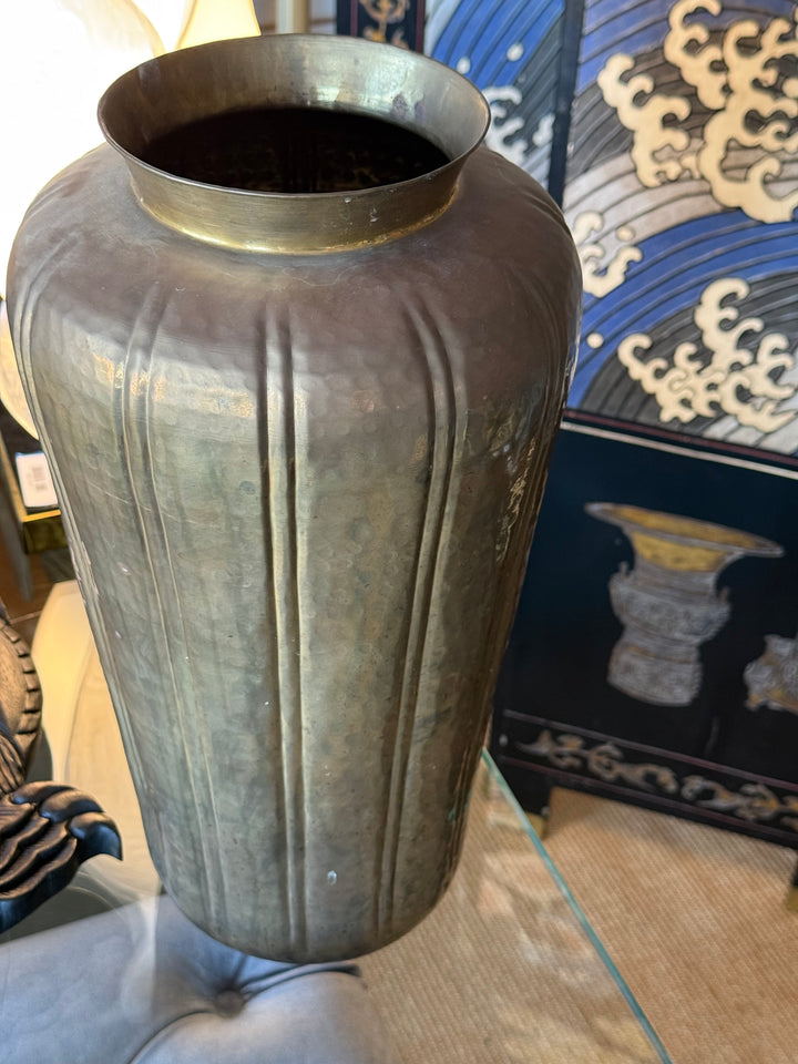 Large Brass Vase