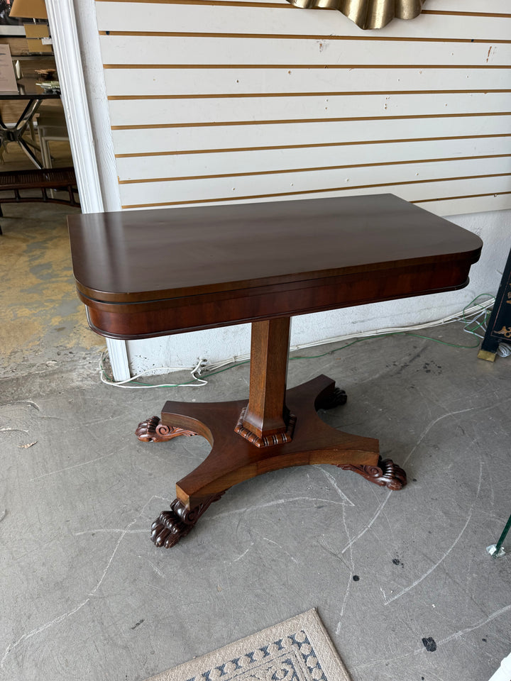 Antique Flip top Game table Foyer