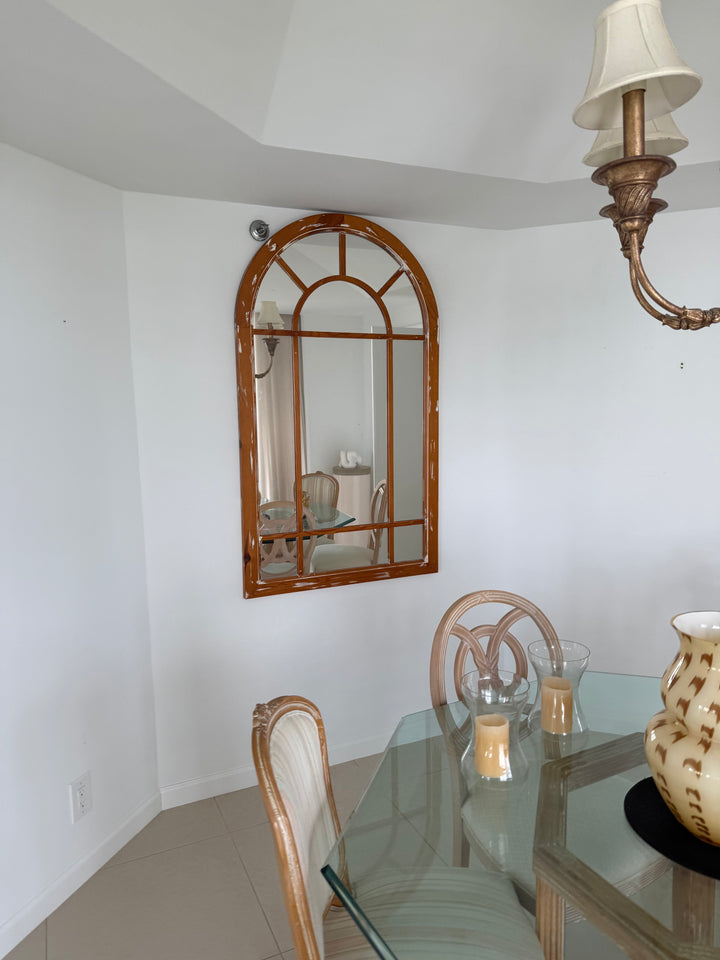 Arch window mirror
