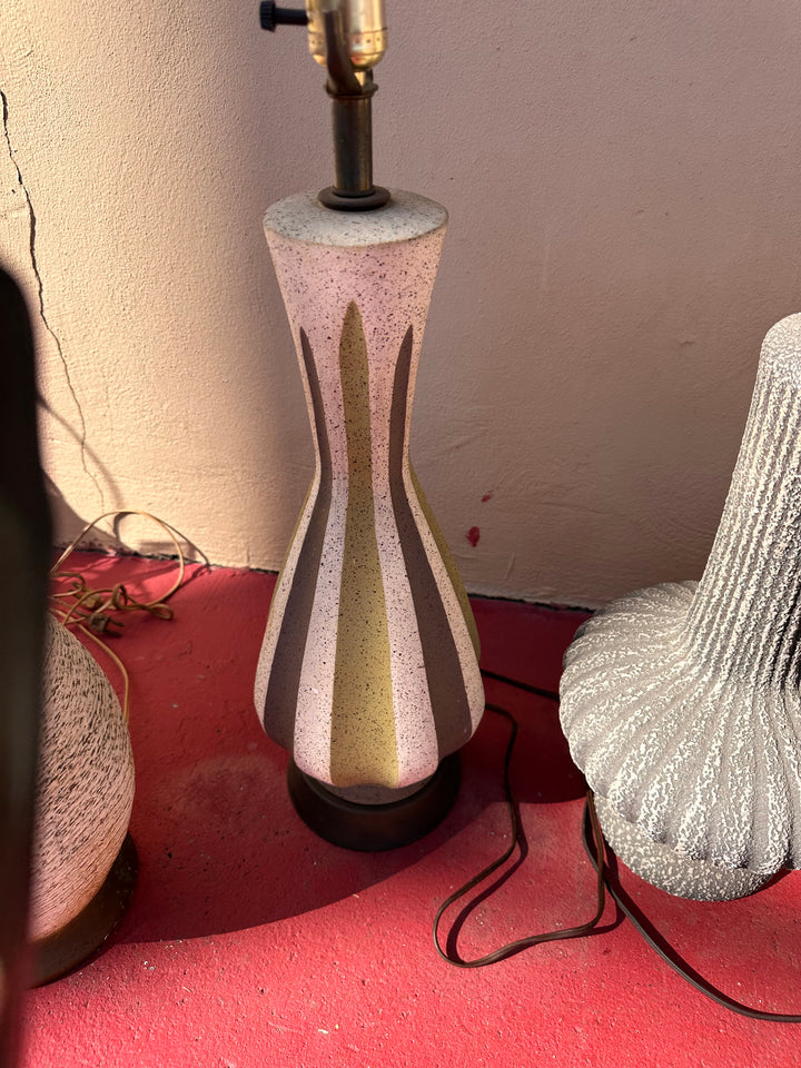 Vintage stripe lamp