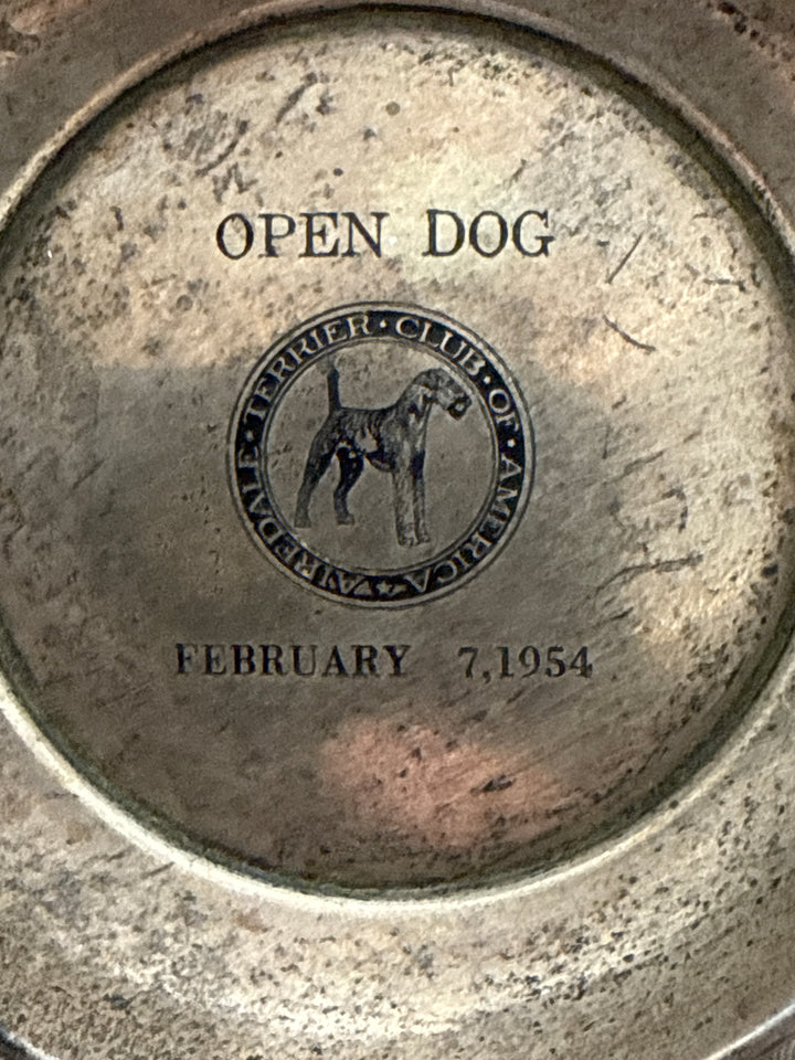 Vintage Terrier club trophy