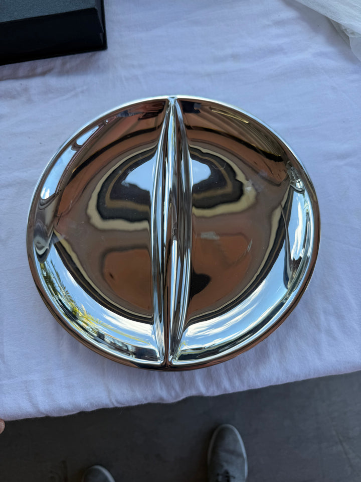 Mogooic silver divider bowl