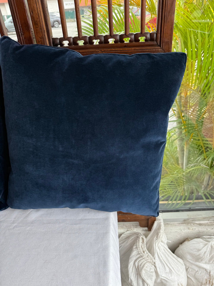 Pr Velvet square pillows