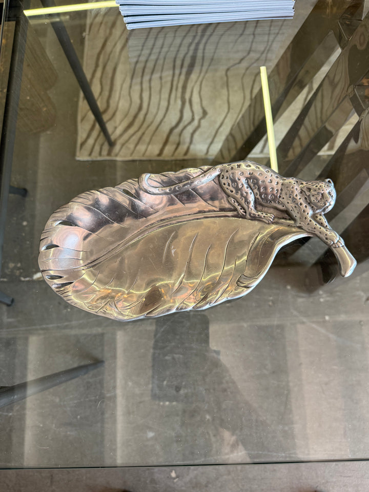 Arthur Court Cheetah platter