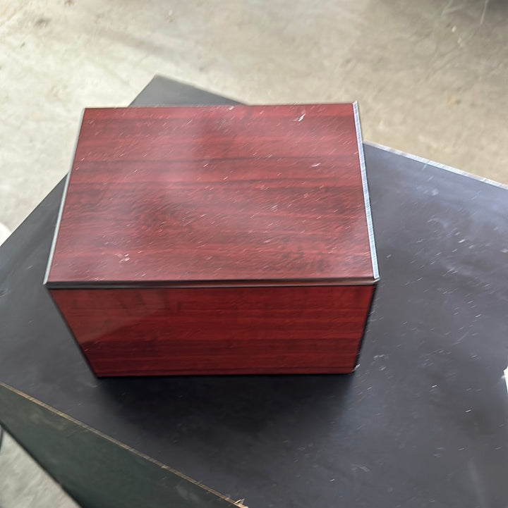 Wood box pedestal