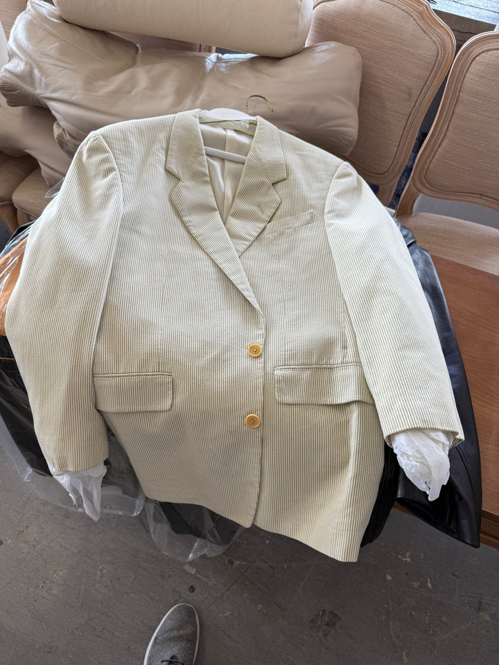 Karl Lagerfeld 2pc seersucker suit