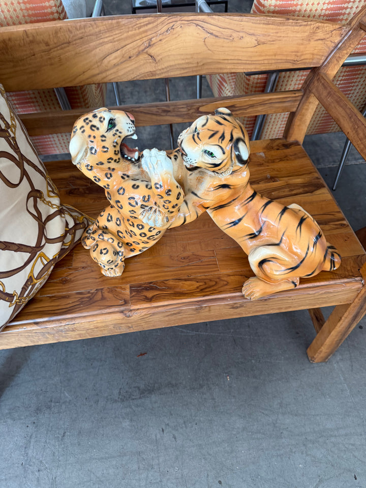 Tiger cubs sculpture
