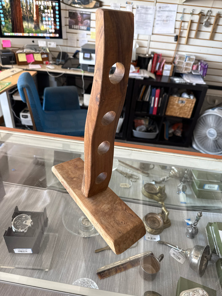 Handmade 4 bottle holder