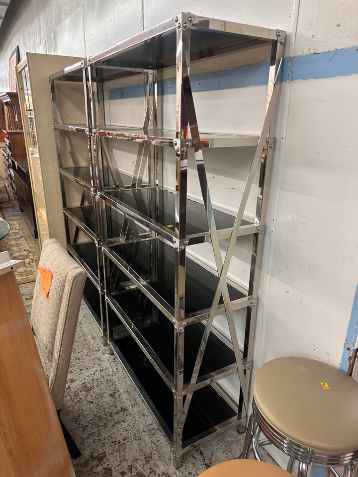 Century chrome etagere