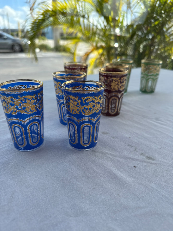 Set/8 Fath colored shot glasses