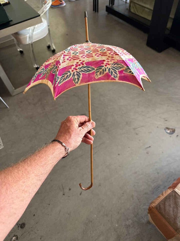 Small bamboo parasol