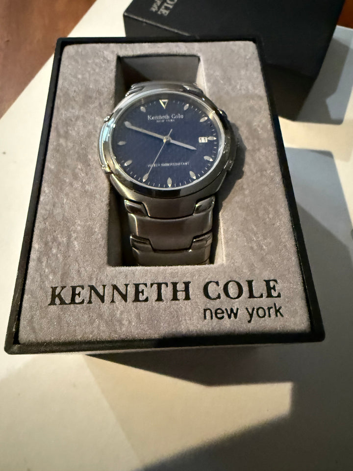 Kenneth Cole watch in brown case