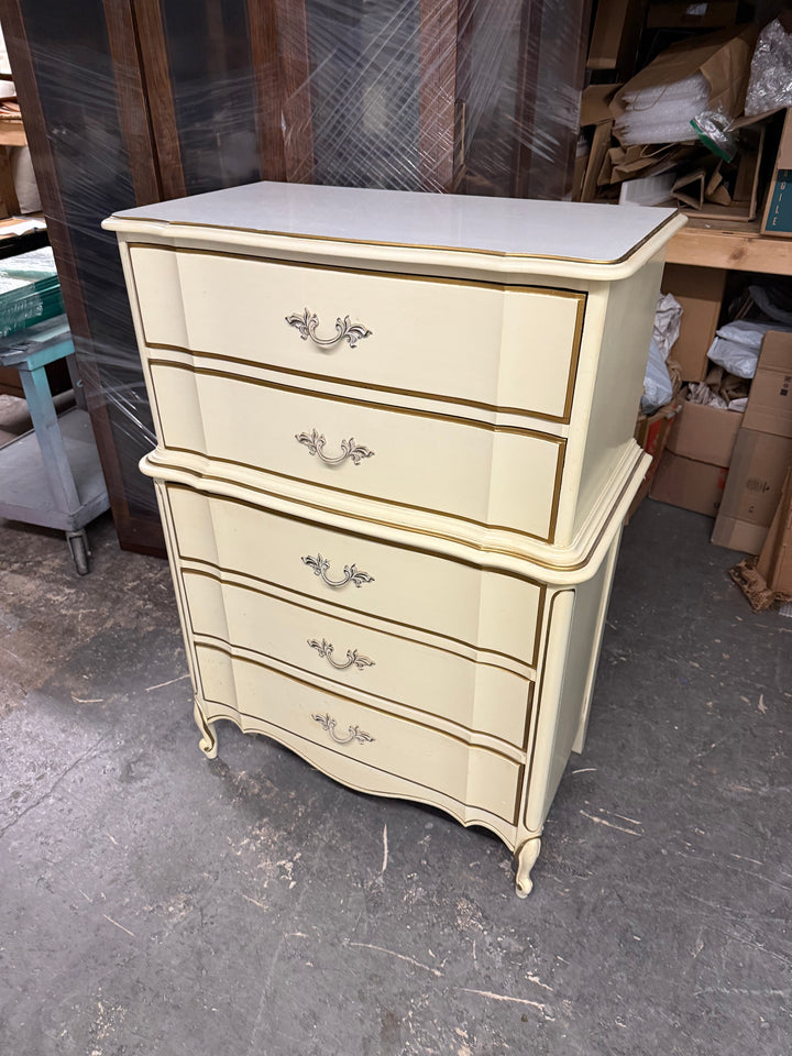 French Provincial tall dresser by Dixie