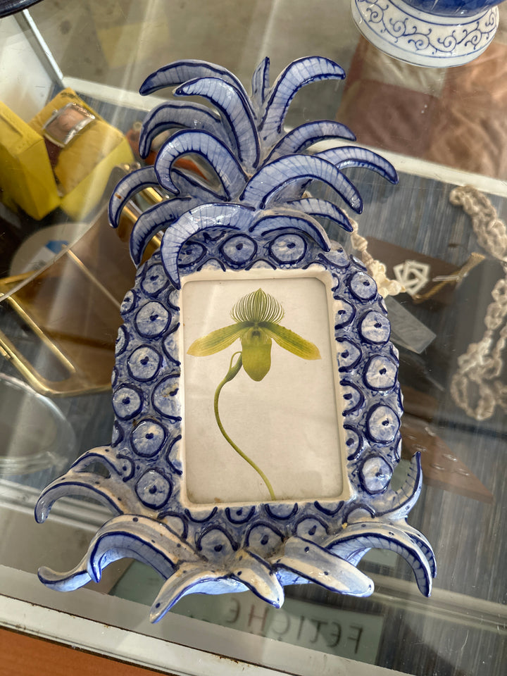 Blue pineapple frame