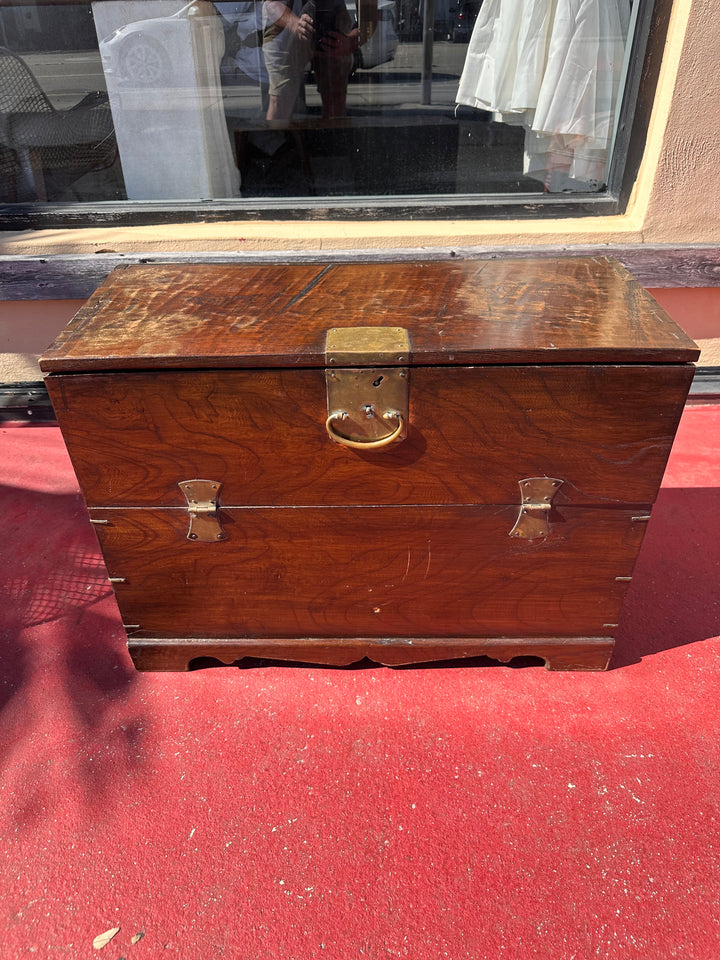 Antique small trunk/cabinet