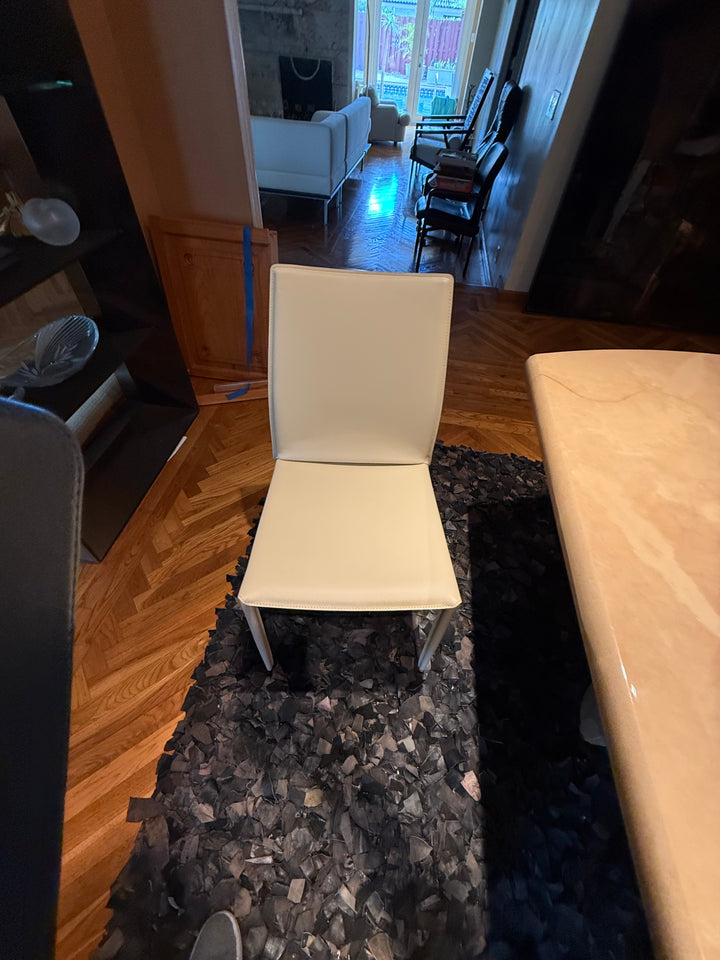 Set/8 Italian dining chairs
