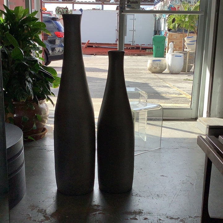 PR LG Silver Vases