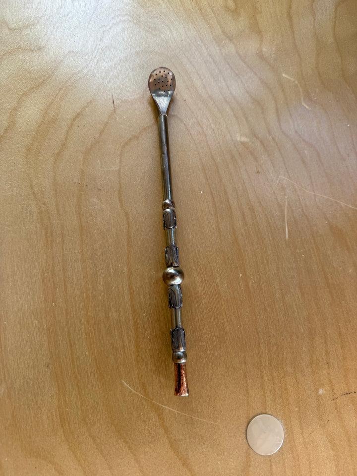 Silver Bombilla straw