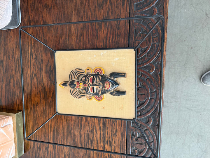 Pr 1950’s tribal mask in 3-D frames