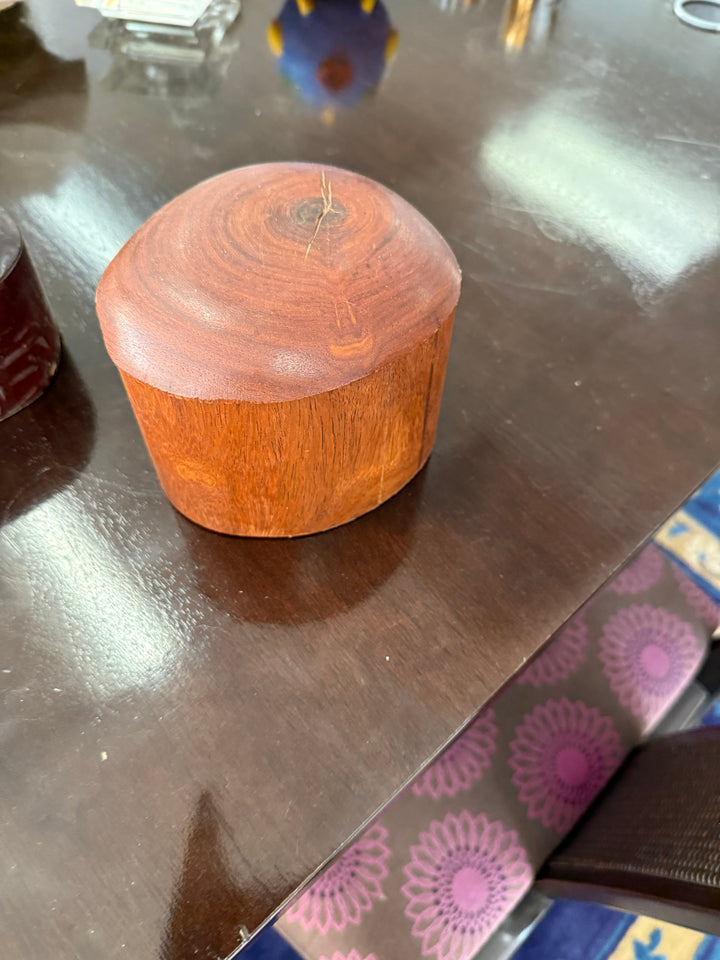 Carved wood box 2 different ones available
