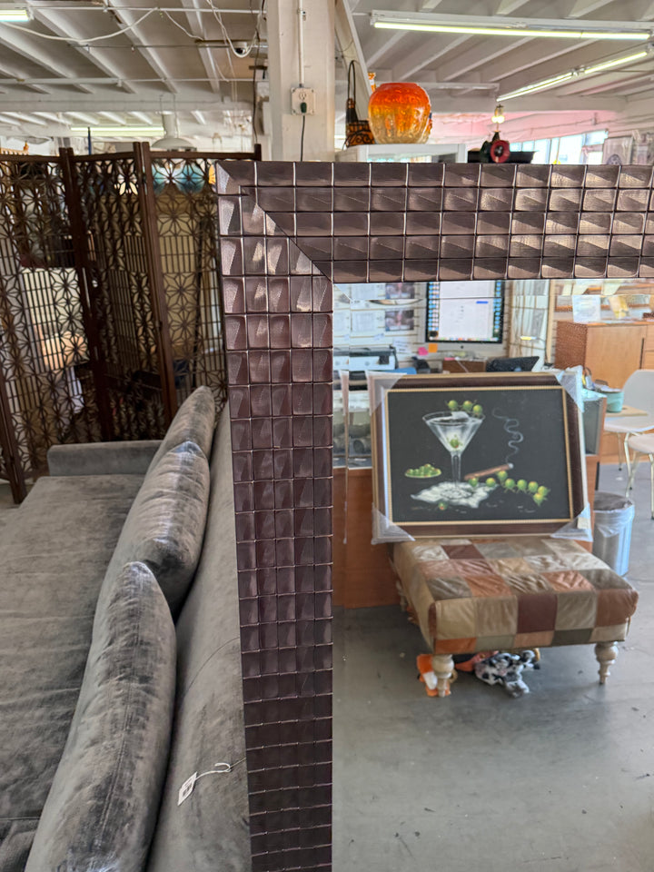 Grey Silver mirror