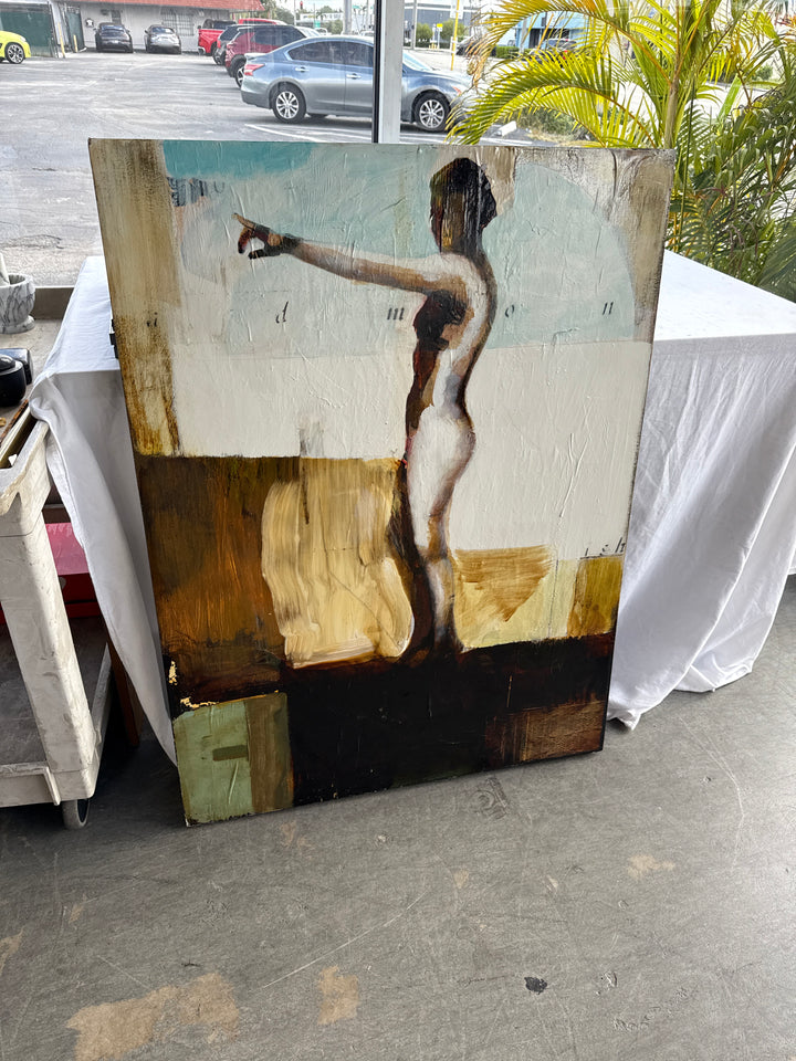 Mixed Media called Admonish by Jeffrey Lange