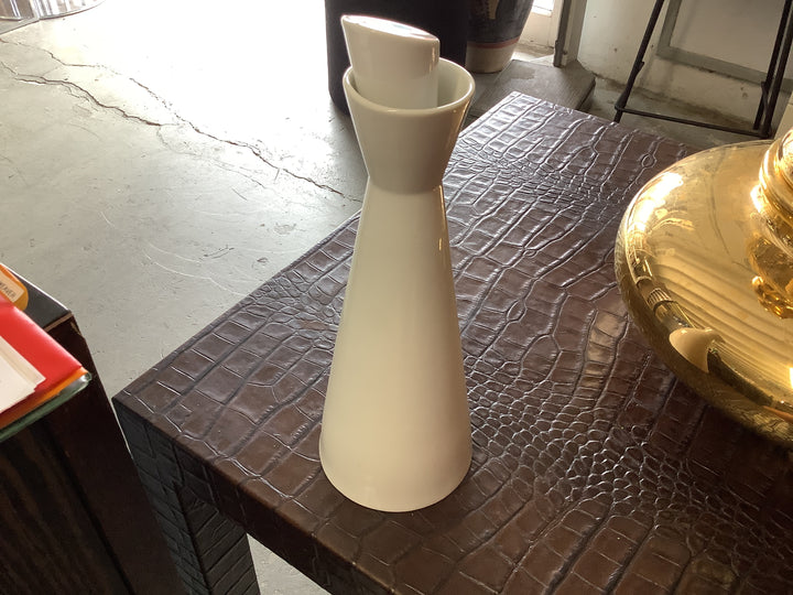 MCM White Decanter
