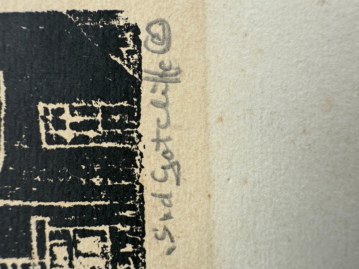 Sid Gotiffe litho signed and dated of Empire State