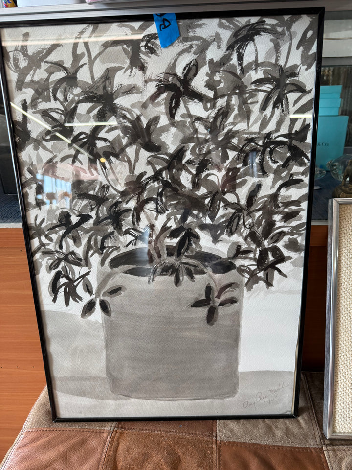 Planter drawing art