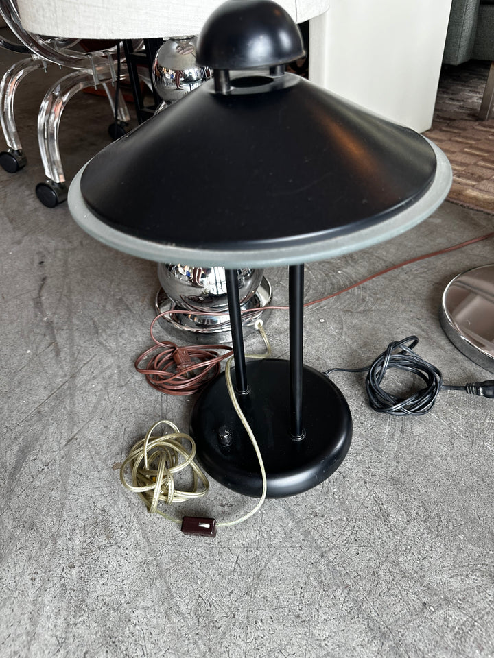 Black Glass Lamp