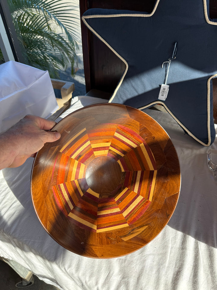 segmented wood bowl