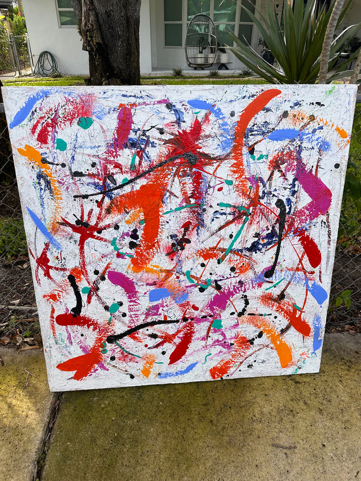 Vintage modern abstract