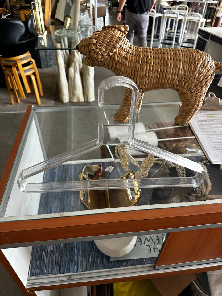 Set/12 lucite hangers