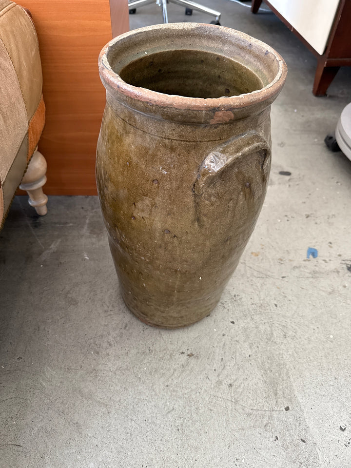 Vintage lg Brown Vessel