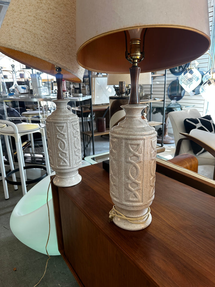 Pr MCM ceramic wood lamps