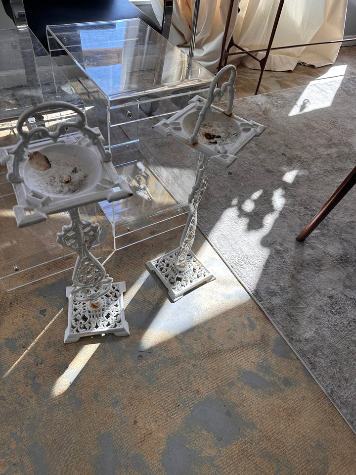 Iron ashtray stand