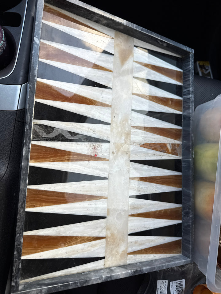 Marble backgammon