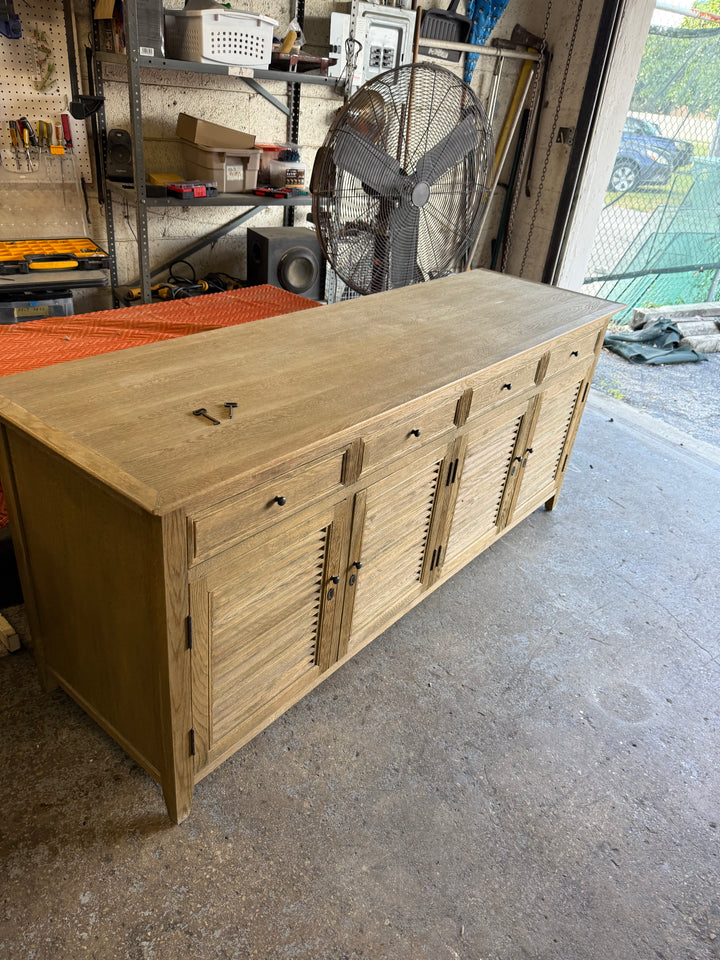 RH Rustic Wood shutter credenza