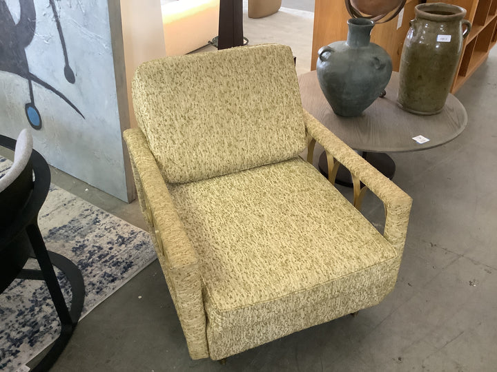 Vintage gold loop chair