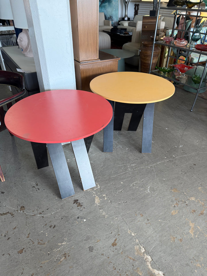 (2) Laminated Plywood folding table