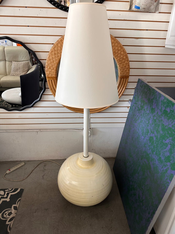 Large ball floor lamp