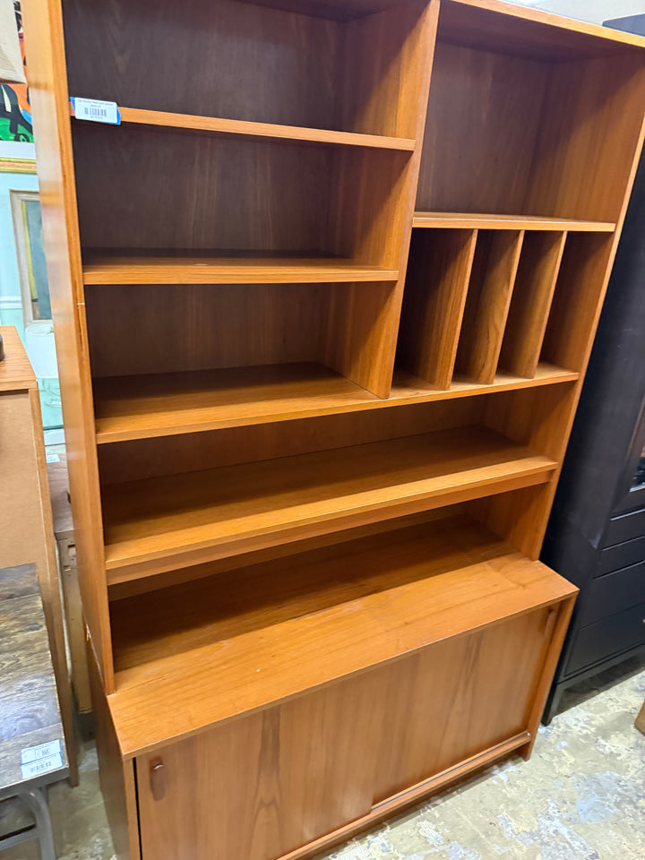 2pc Danish Teak wall cabinet